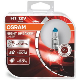 OSRAM lemputės H1 64150NL-HCB 2 VNT.