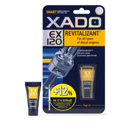 XADO PRIEDAS EX120 dyzeliniams varikliams atstatyti ir apsaugoti- tubelė 9ml ( 10334 )