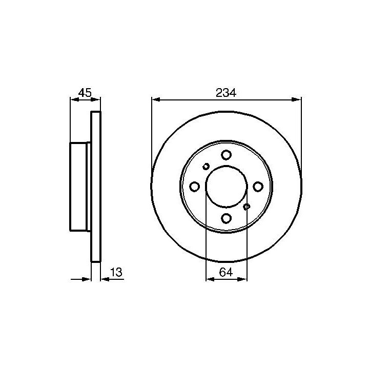 Stabdžių diskas BOSCH 0 986 478 636