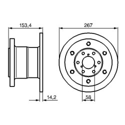 Stabdžių diskas BOSCH 0 986 478 647