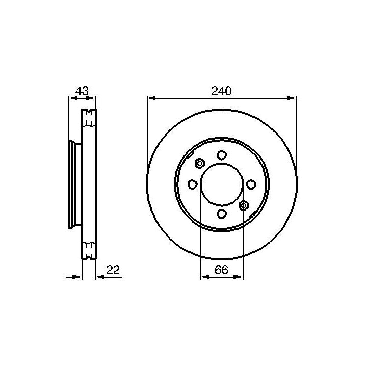 Stabdžių diskas BOSCH 0 986 478 813