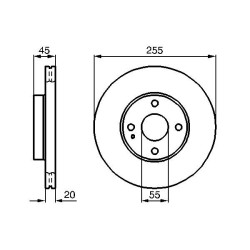 Stabdžių diskas BOSCH 0 986 478 996