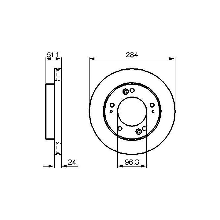 Stabdžių diskas BOSCH 0 986 479 020