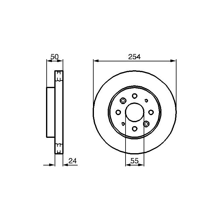 Stabdžių diskas BOSCH 0 986 479 231
