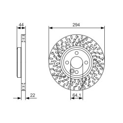 Stabdžių diskas BOSCH 0 986 479 A69