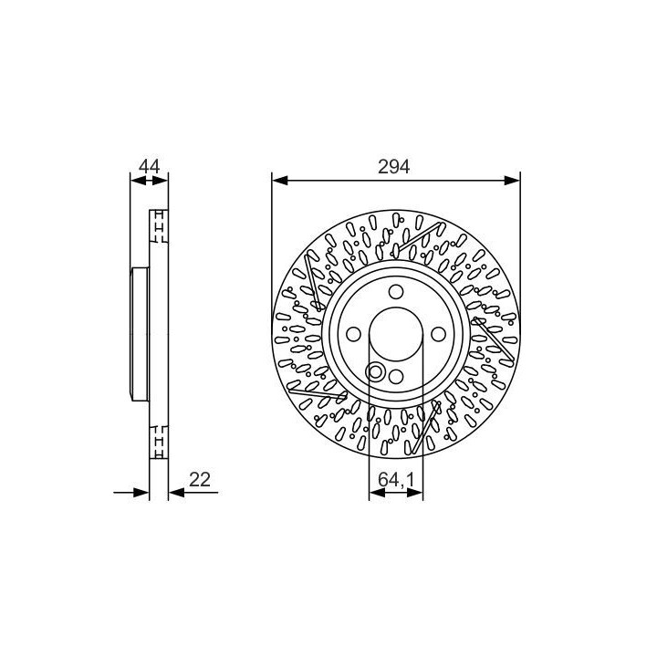 Stabdžių diskas BOSCH 0 986 479 A69