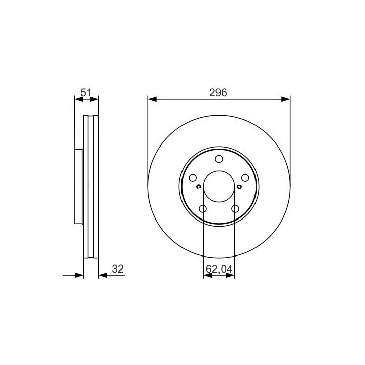 Stabdžių diskas BOSCH 0 986 479 R20
