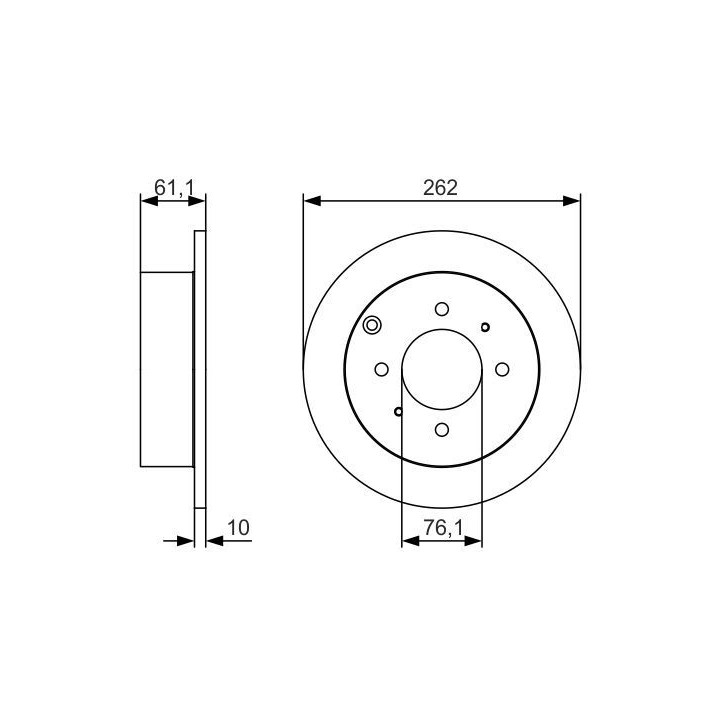 Stabdžių diskas BOSCH 0 986 479 S68