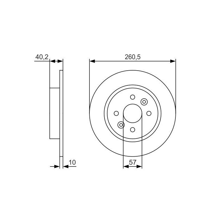 Stabdžių diskas BOSCH 0 986 479 S85