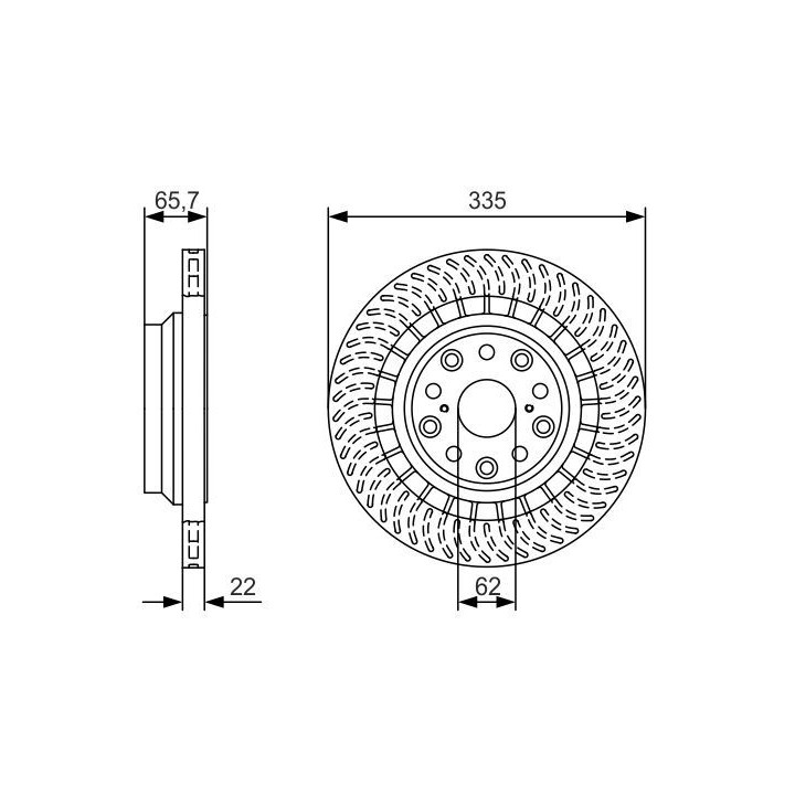 Stabdžių diskas BOSCH 0 986 479 T35