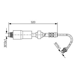 Stabdžių žarnelė BOSCH 1 987 476 065