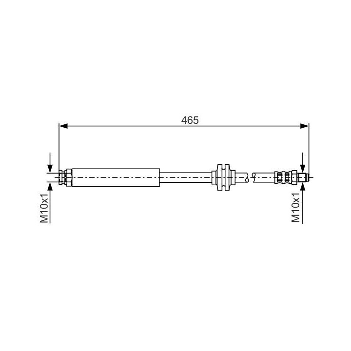 Stabdžių žarnelė BOSCH 1 987 476 079