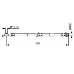 Stabdžių žarnelė BOSCH 1 987 476 110