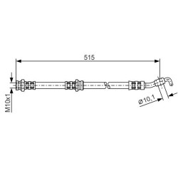 Stabdžių žarnelė BOSCH 1 987 476 114