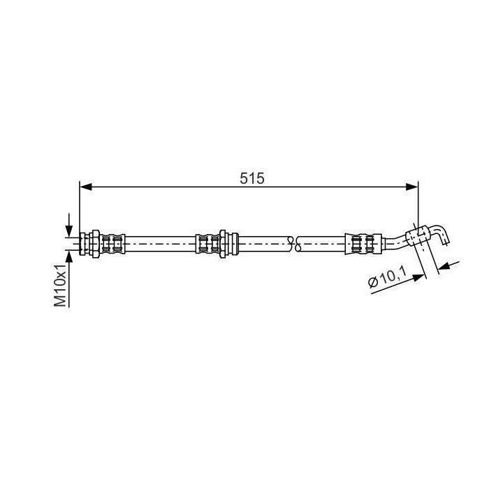 Stabdžių žarnelė BOSCH 1 987 476 114