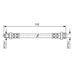 Stabdžių žarnelė BOSCH 1 987 476 152
