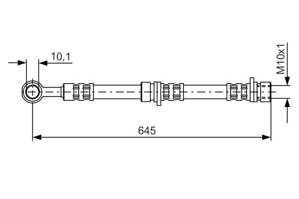 Stabdžių žarnelė BOSCH 1 987 476 155