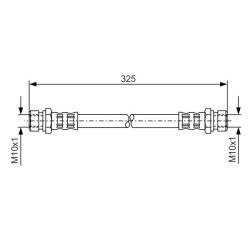 Stabdžių žarnelė BOSCH 1 987 476 177