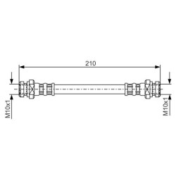 Stabdžių žarnelė BOSCH 1 987 476 193
