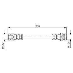 Stabdžių žarnelė BOSCH 1 987 476 195