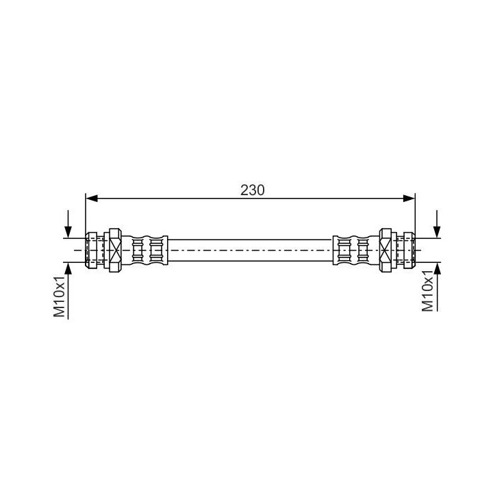 Stabdžių žarnelė BOSCH 1 987 476 195