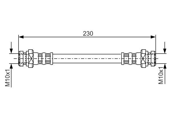 Stabdžių žarnelė BOSCH 1 987 476 195