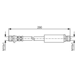 Stabdžių žarnelė BOSCH 1 987 476 204