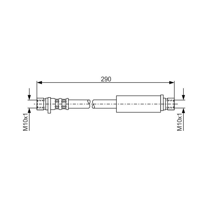 Stabdžių žarnelė BOSCH 1 987 476 204