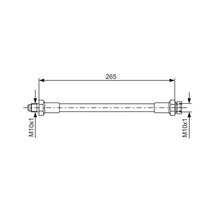 Stabdžių žarnelė BOSCH 1 987 476 244