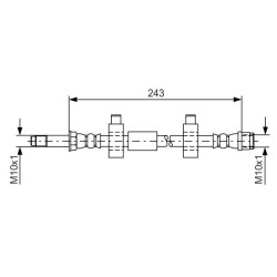 Stabdžių žarnelė BOSCH 1 987 476 320