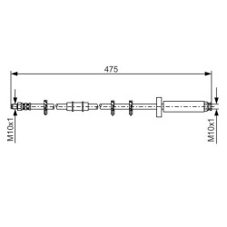 Stabdžių žarnelė BOSCH 1 987 476 329