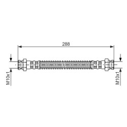Stabdžių žarnelė BOSCH 1 987 476 344