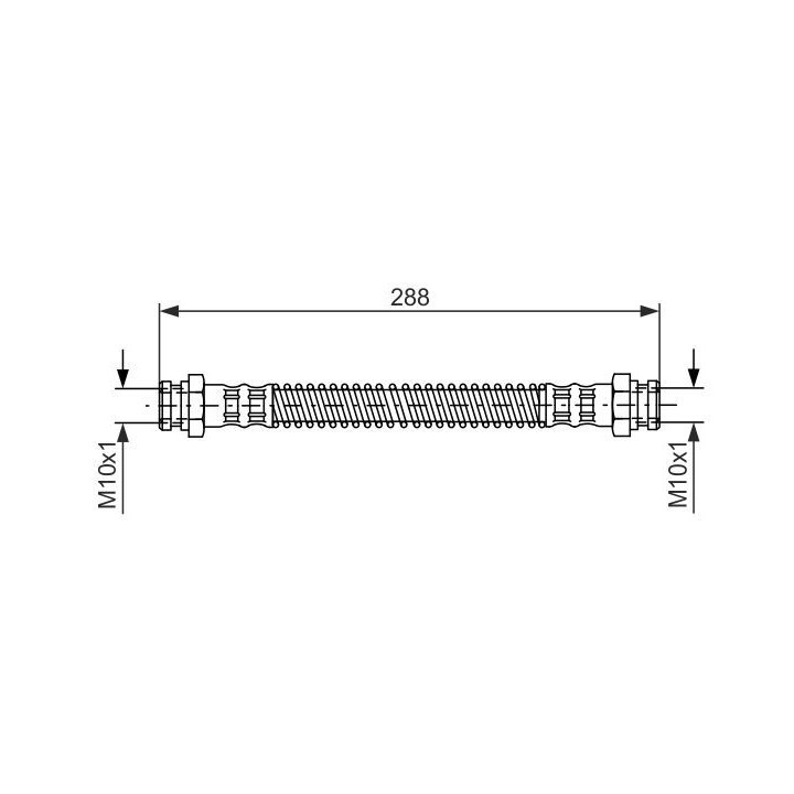 Stabdžių žarnelė BOSCH 1 987 476 344