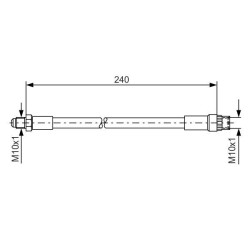 Stabdžių žarnelė BOSCH 1 987 476 421