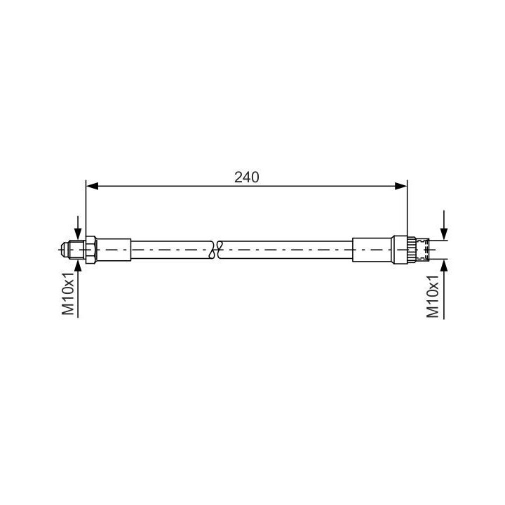 Stabdžių žarnelė BOSCH 1 987 476 421