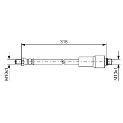 Stabdžių žarnelė BOSCH 1 987 476 432