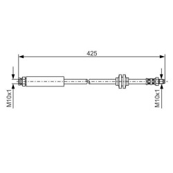 Stabdžių žarnelė BOSCH 1 987 476 451