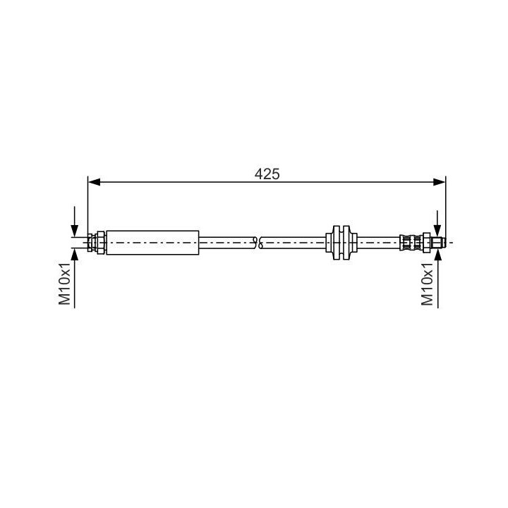 Stabdžių žarnelė BOSCH 1 987 476 451