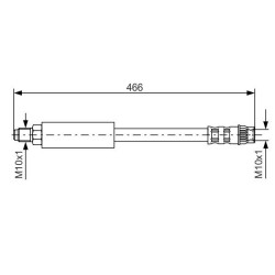 Stabdžių žarnelė BOSCH 1 987 476 492