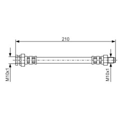 Stabdžių žarnelė BOSCH 1 987 476 502