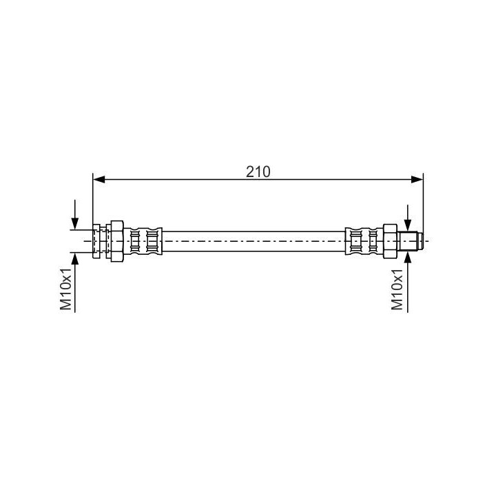 Stabdžių žarnelė BOSCH 1 987 476 502