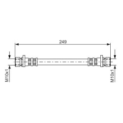 Stabdžių žarnelė BOSCH 1 987 476 525