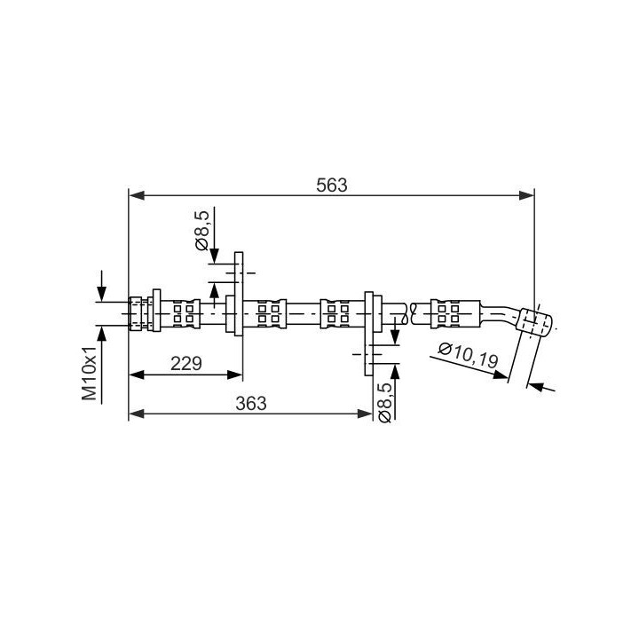 Stabdžių žarnelė BOSCH 1 987 476 527