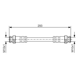 Stabdžių žarnelė BOSCH 1 987 476 543