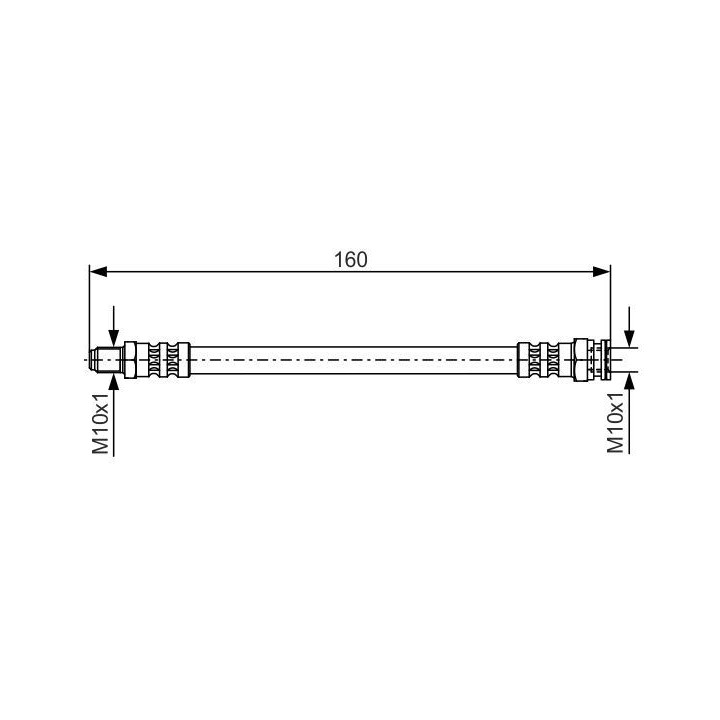 Stabdžių žarnelė BOSCH 1 987 476 629