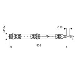 Stabdžių žarnelė BOSCH 1 987 476 733