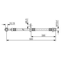 Stabdžių žarnelė BOSCH 1 987 476 736