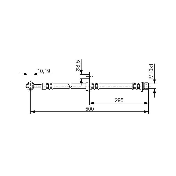 Stabdžių žarnelė BOSCH 1 987 476 736