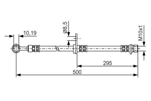 Stabdžių žarnelė BOSCH 1 987 476 736