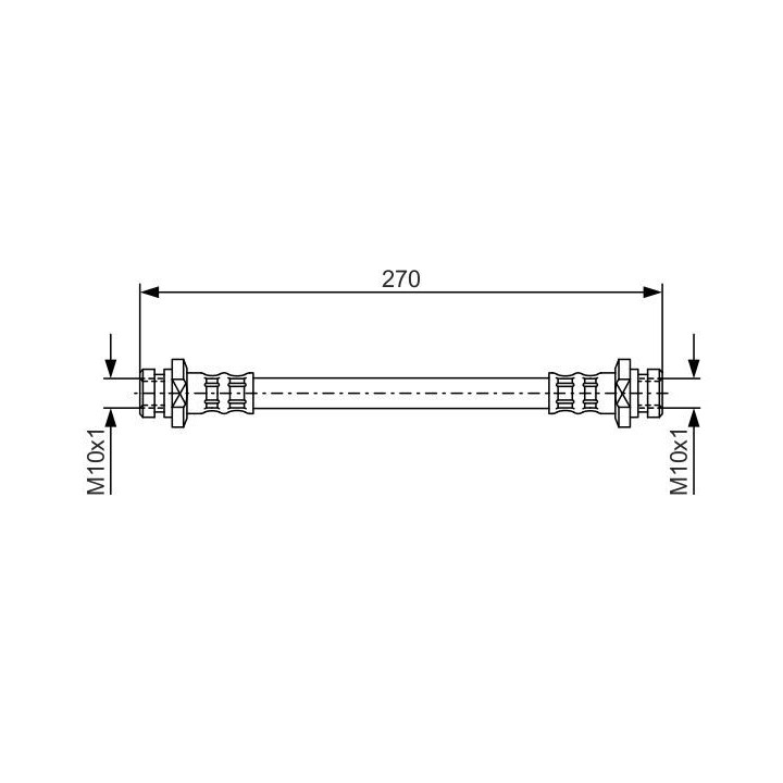 Stabdžių žarnelė BOSCH 1 987 476 737